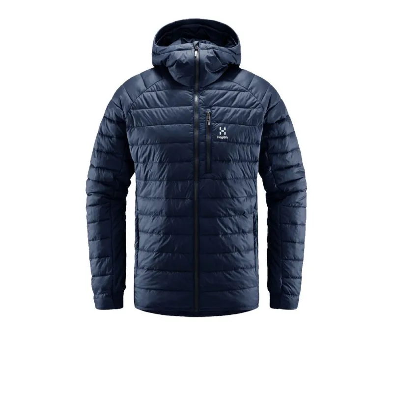 Chaqueta con capucha HAGLÖFS Spire Mimic (azul tormenta/azul hilo) Hombre