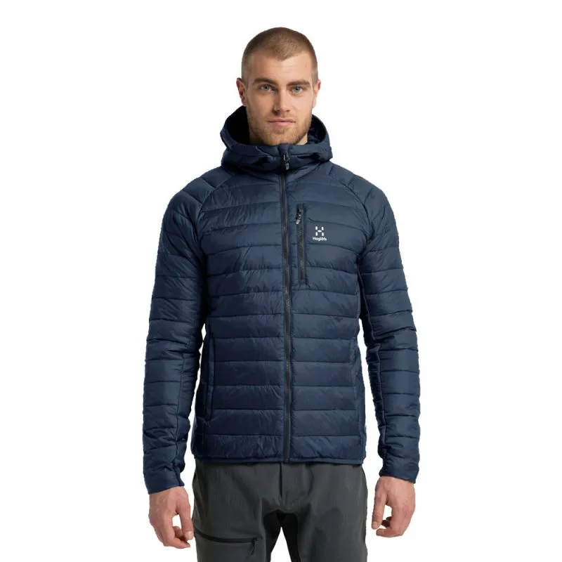 Chaqueta con capucha HAGLÖFS Spire Mimic (azul tormenta/azul hilo) Hombre