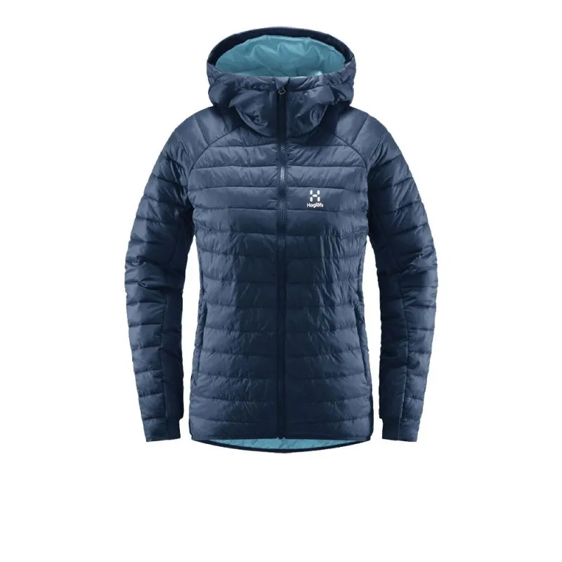 Chaqueta con capucha HAGLÖFS Spire Mimic (Tarn Blue) Mujer