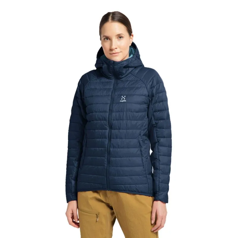 Chaqueta con capucha HAGLÖFS Spire Mimic (Tarn Blue) Mujer