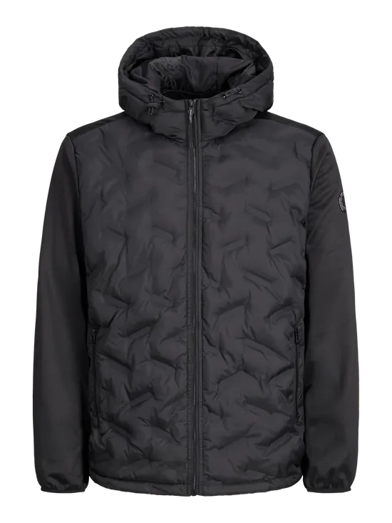 Chaqueta con capucha negra - JCOHEAT