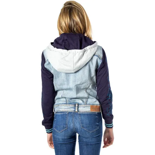 CHAQUETA CON CAPUCHA PARA MUJER DESIGUAL 20SWED14