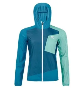 Chaqueta cortaviento de mujer Ortovox Chaqueta cortaviento W (azul petróleo)