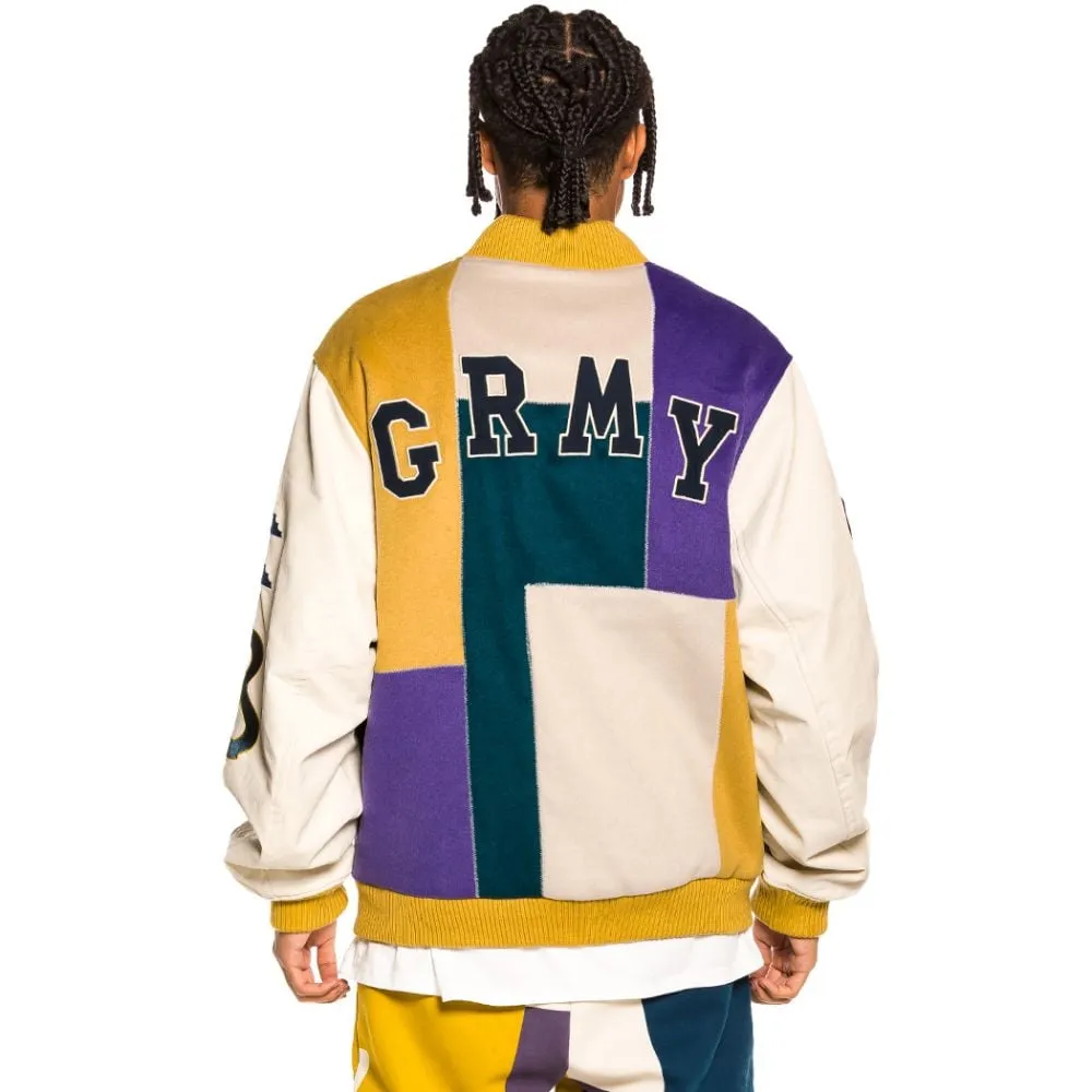 Chaqueta de Baseball Grimey "Singgang Junction" - Navy | Fall 21