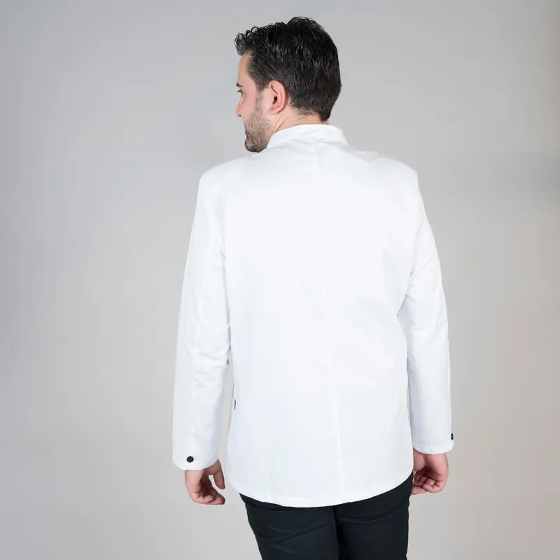 Chaqueta de camarero blanca de cuello mao - Gary's