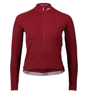 Chaqueta de ciclismo de manga larga para mujer Poc Bike Ambient Thermal (Garnet Red)