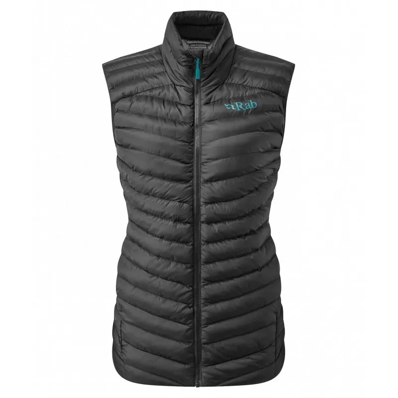 Chaqueta de plumón sin mangas Rab Cirrus Vest (Black) Mujer