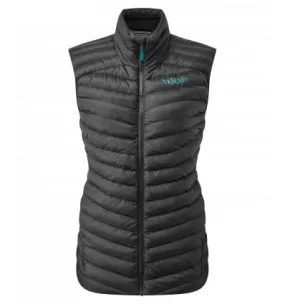 Chaqueta de plumón sin mangas Rab Cirrus Vest (Black) Mujer