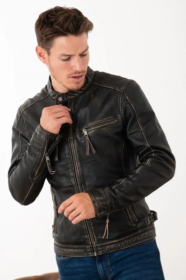 Chaqueta Hombre Cityzen Kansas Rub Off Black