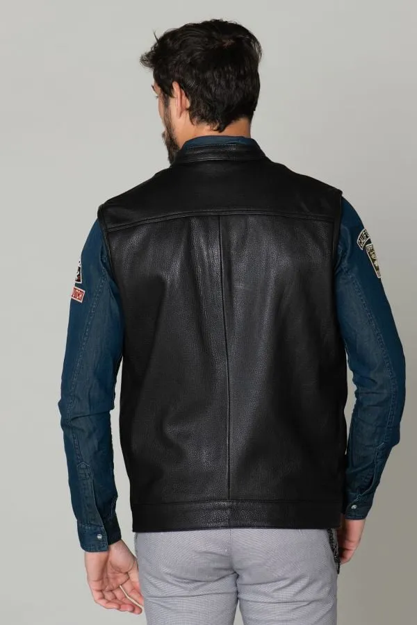 Chaqueta Hombre Daytona Hot Road Goat Deer Black