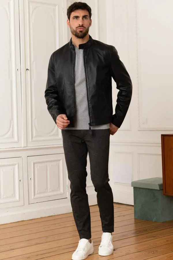 Chaqueta Hombre Schott Lcbiker Black