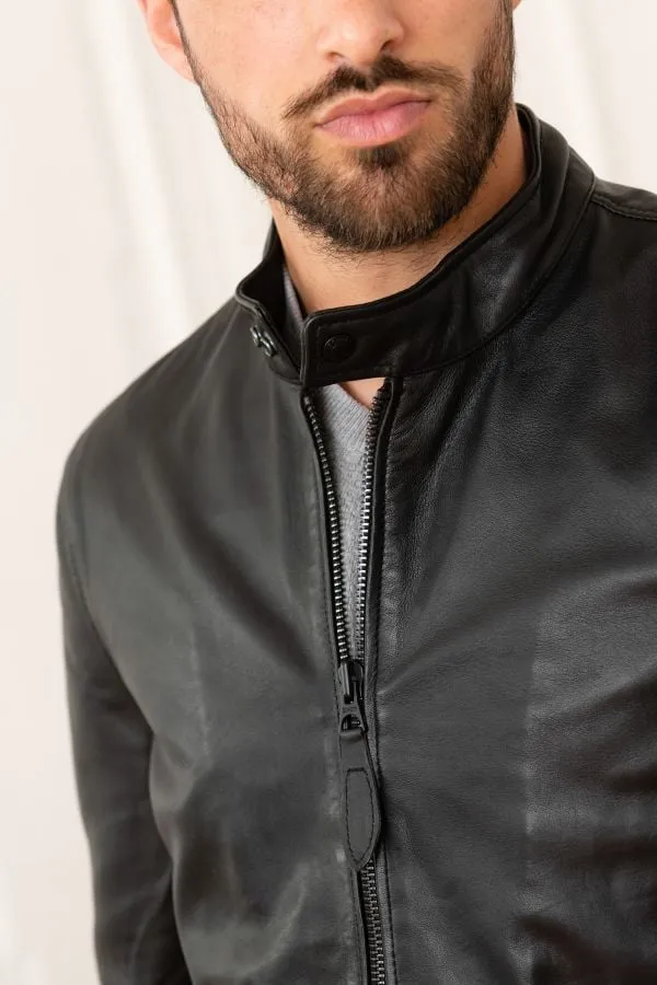 Chaqueta Hombre Schott Lcbiker Black