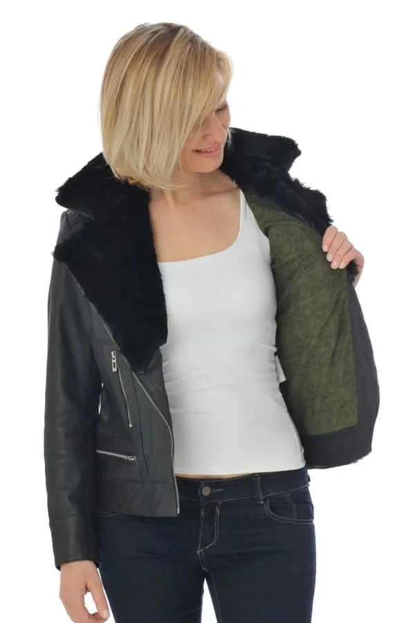 Chaqueta Mujeres Mornington Sherpa Black