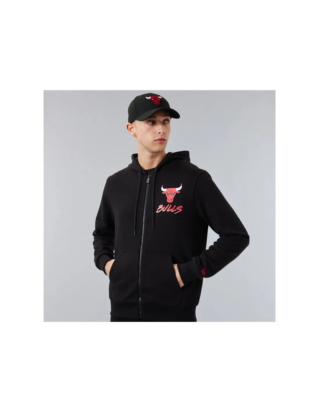 Chaqueta New Era Chicago Bulls NBA Script Black