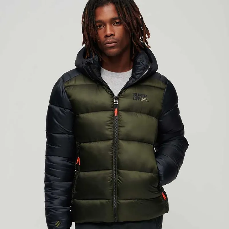 Chaqueta Padded Para Hombre Colour Block Sport Puffer Superdry