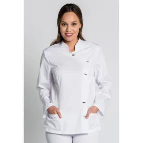 Chaqueta sanitaria manga larga botones ovalados Dyneke - Outlet