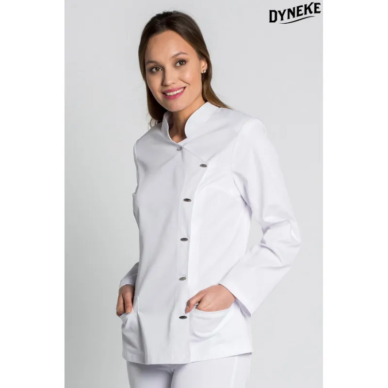 Chaqueta sanitaria manga larga botones ovalados Dyneke - Outlet