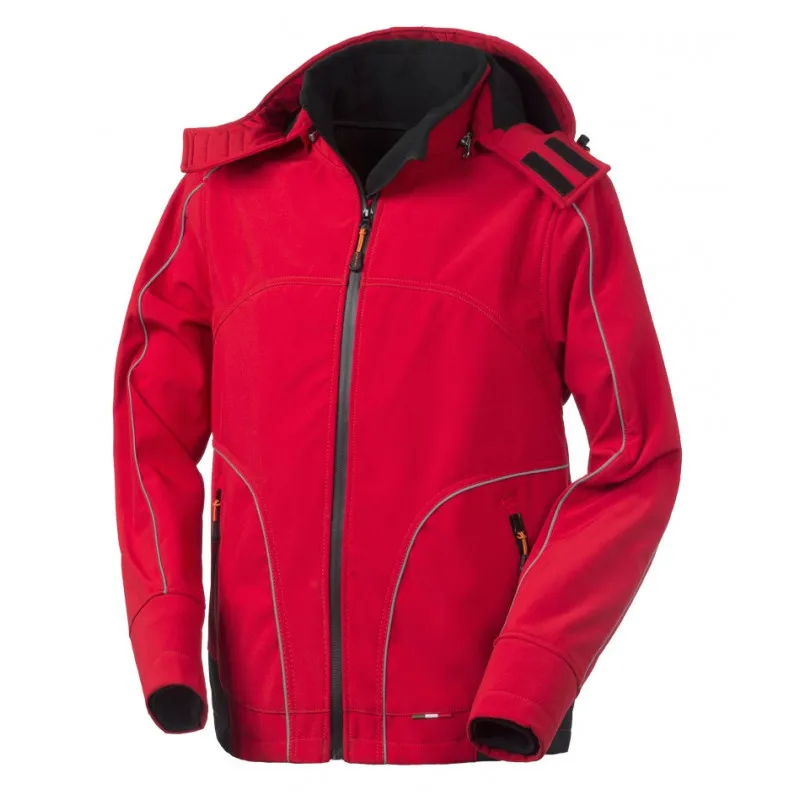 Chaqueta Softshell roja con capucha Nyborg - Rossini