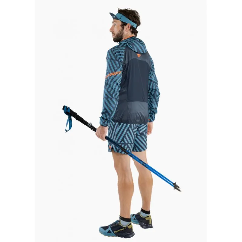 Cortavientos Dynafit TRAIL GRAPHIC WIND JKT (azul tormenta RAZZLE DAZZLE) hombre