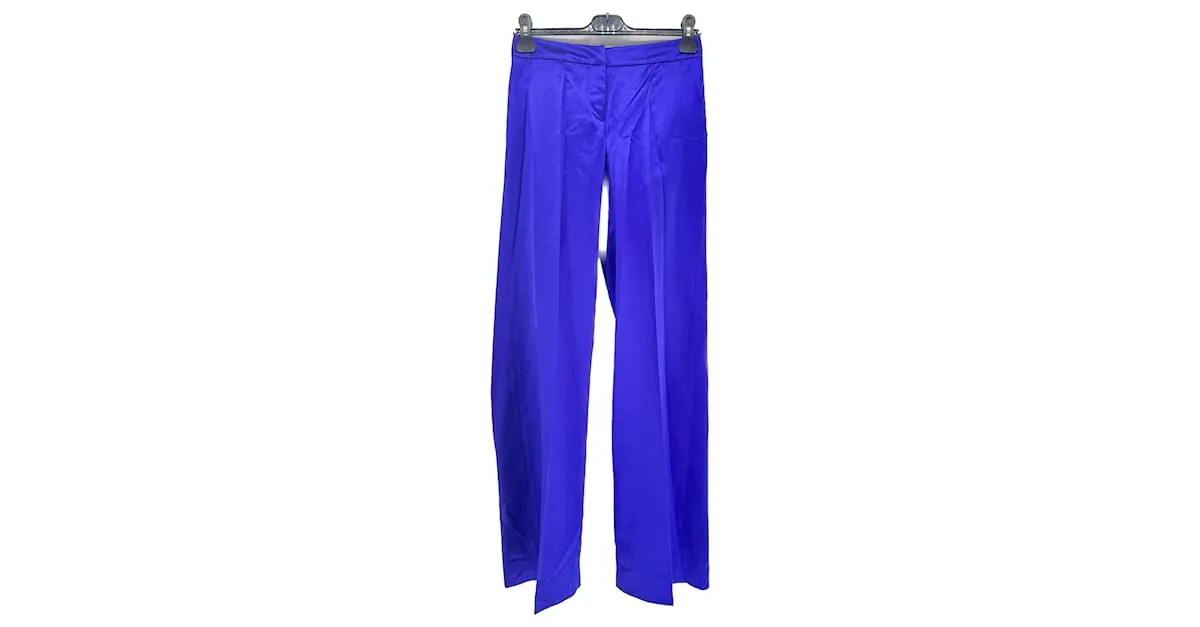 EMILIO PUCCI Pantalón T.fr 38 Algodón Azul 