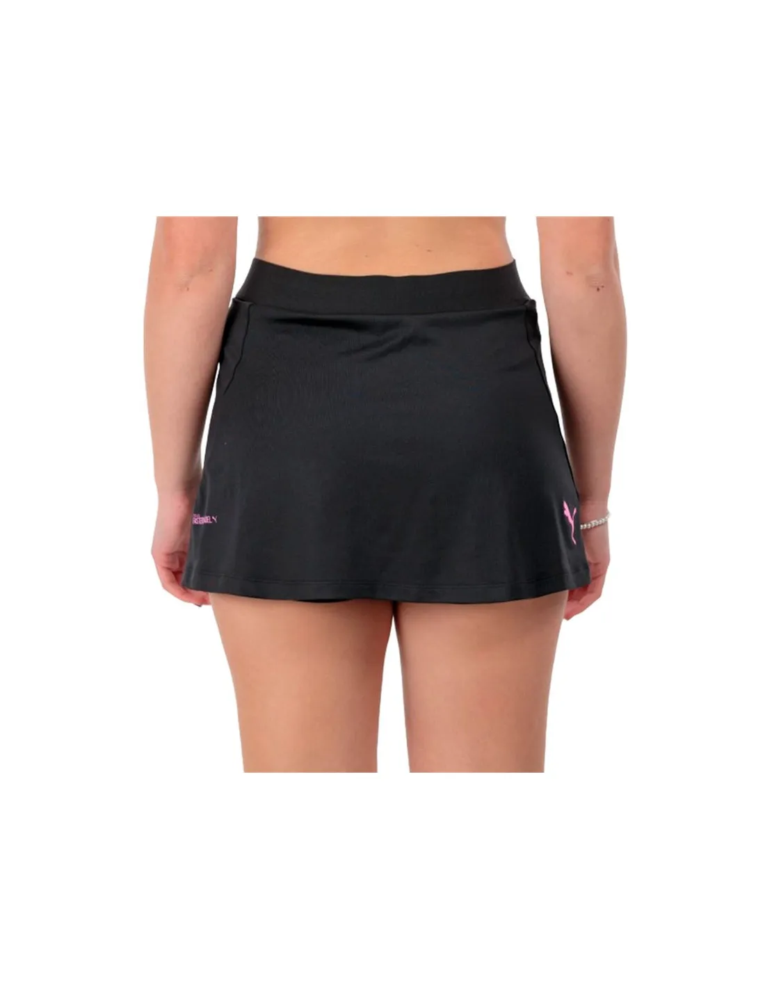 Falda de Padel Puma Individual Padel Negro Poi Mujer