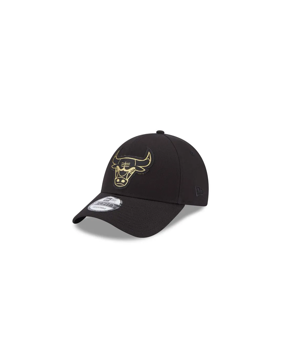 Gorra New Era Metallic Badge 9FORTY Chicago Bulls Black Hombre