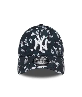 Gorra New Era Seasonal Print 9FORTY New York MLB Azul Marino Mujer