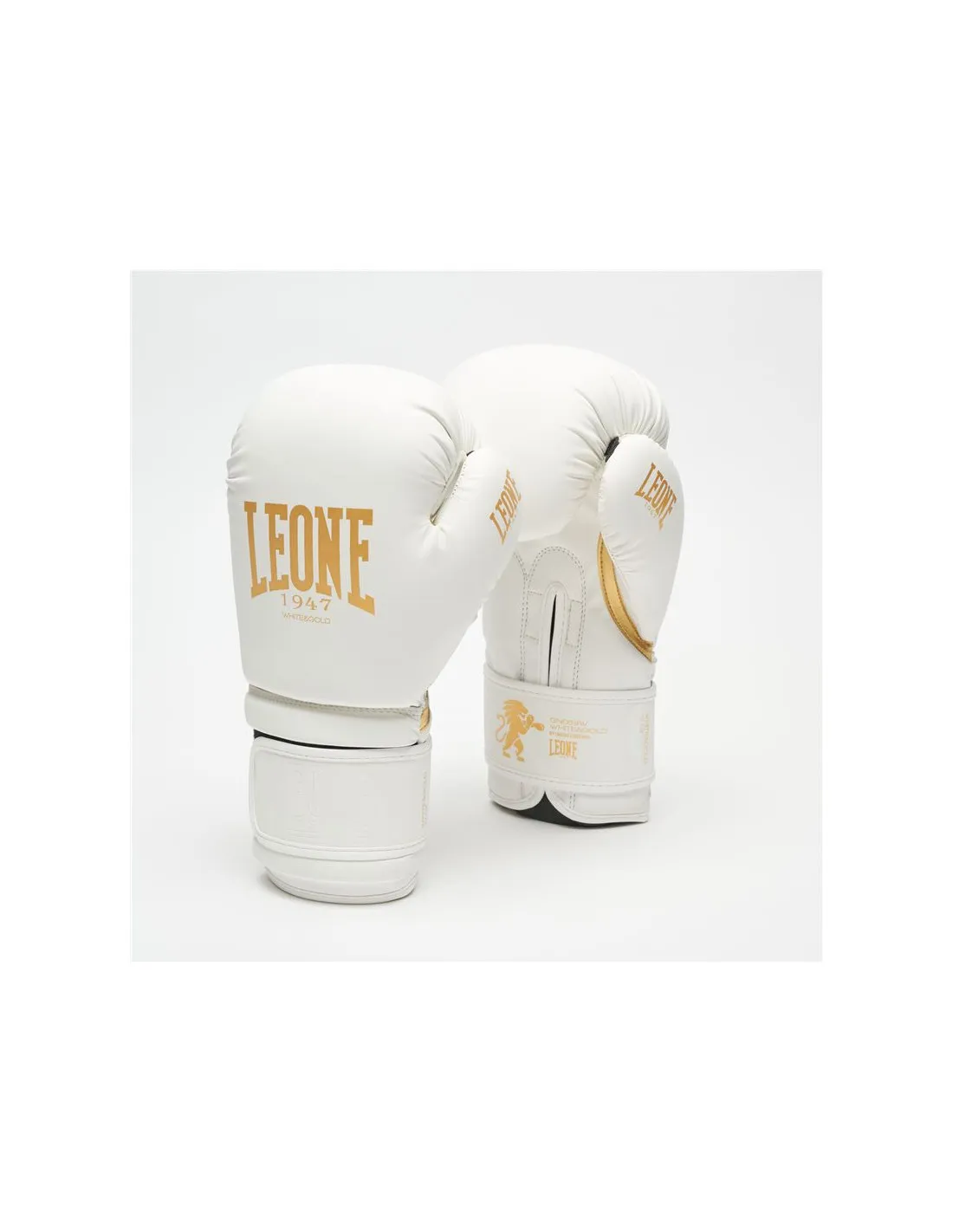 Guantes De Boxeo White&Gold Blanco/10Oz Leone