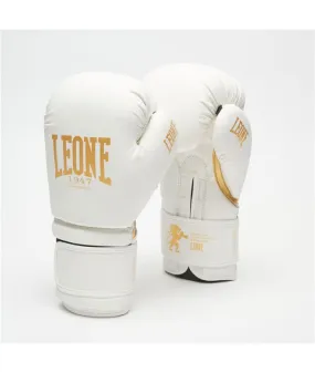 Guantes De Boxeo White&Gold Blanco/10Oz Leone