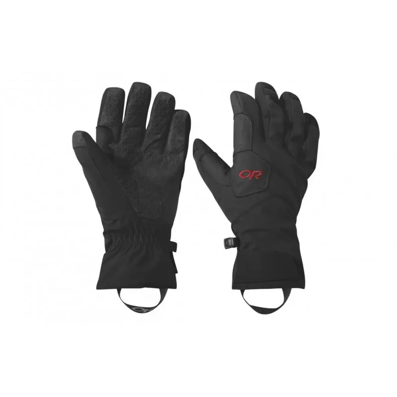 Guantes Outdoor Research Bitterblaze Aerogel (Negro/tomate) hombre