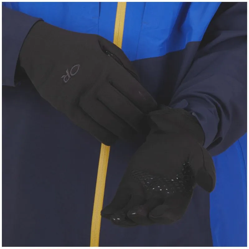 Guantes Outdoor Research Forros impermeables (negro)