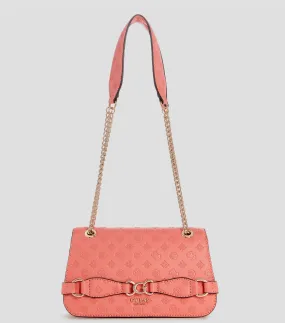 Guess Bolso crossbody coral Arlena Logo Convertible Monogram Mujer