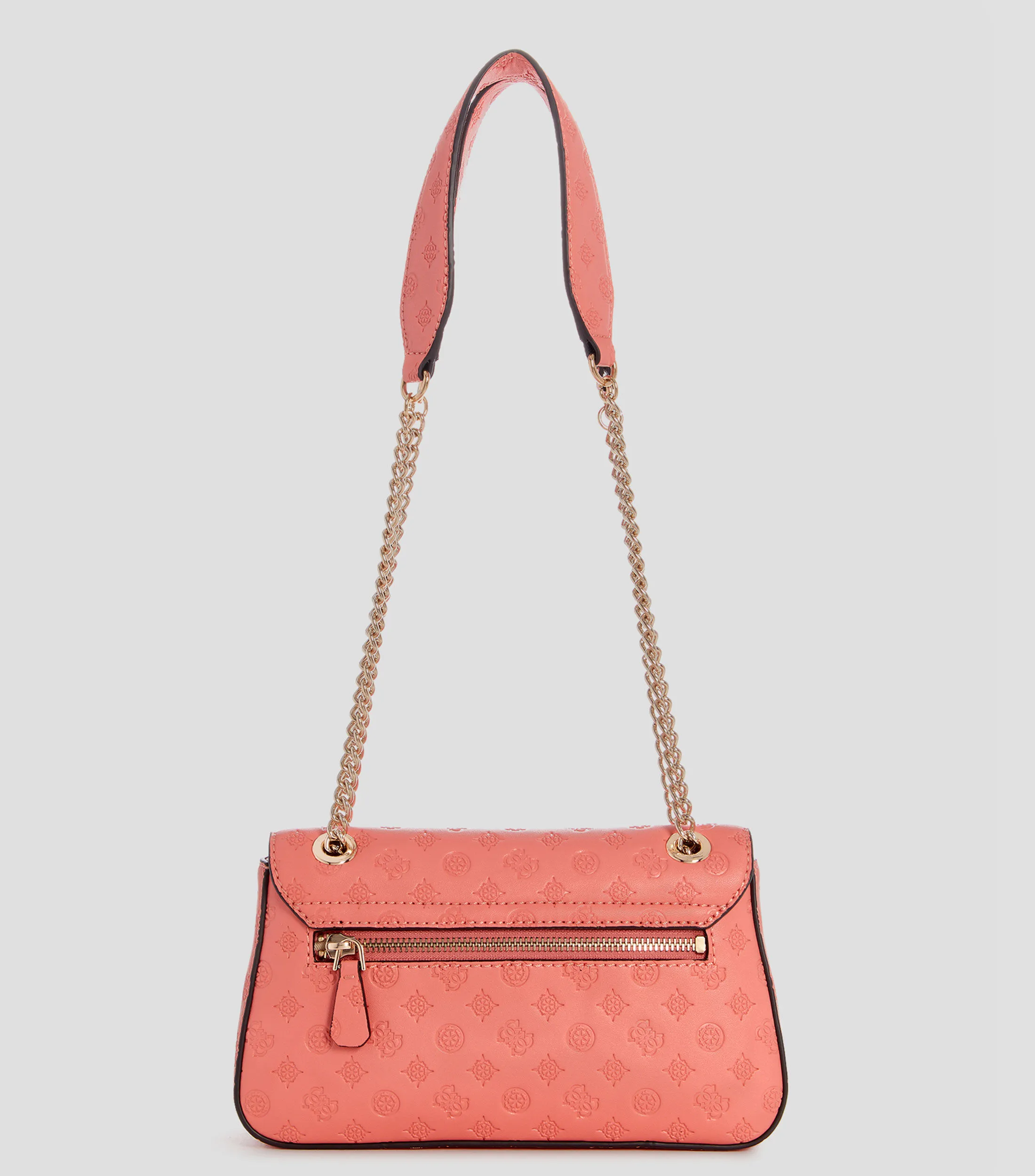 Guess Bolso crossbody coral Arlena Logo Convertible Monogram Mujer