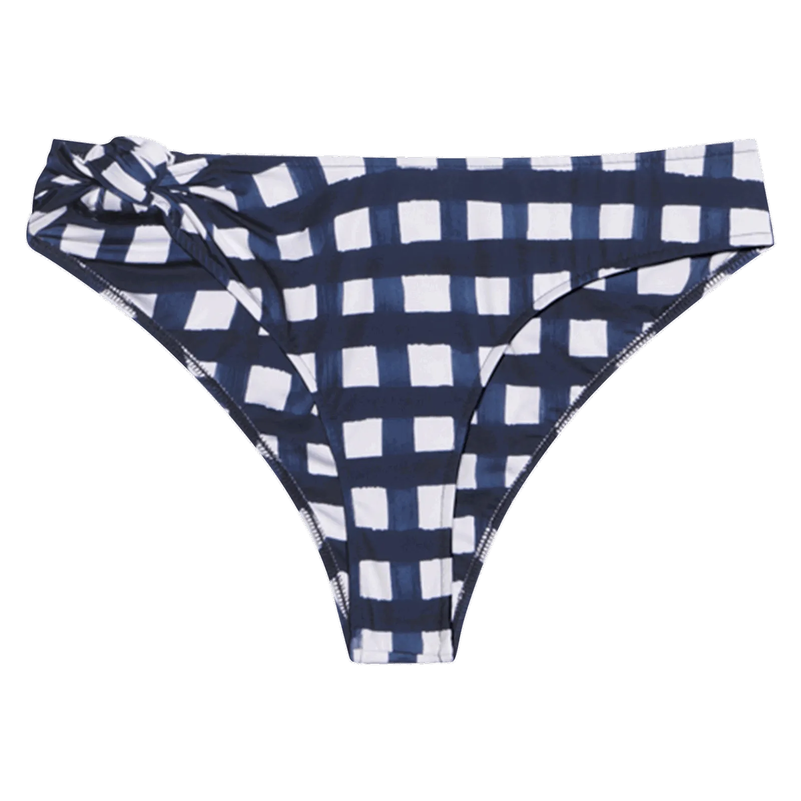 Jacquemus Le Maillot Vichy Bottom Bikini