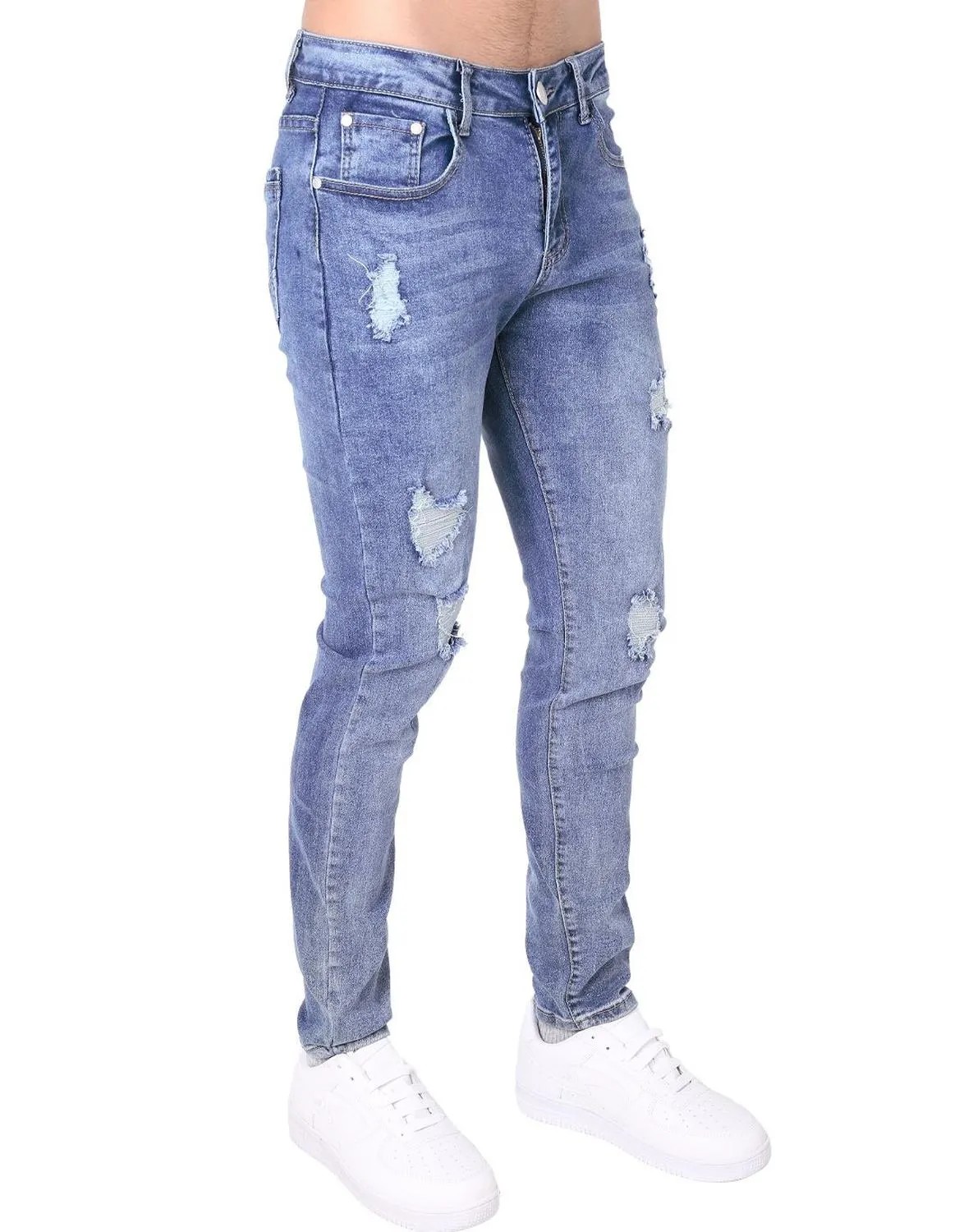 Jeans Hombre Moda Skinny Azul American Fly 51405000