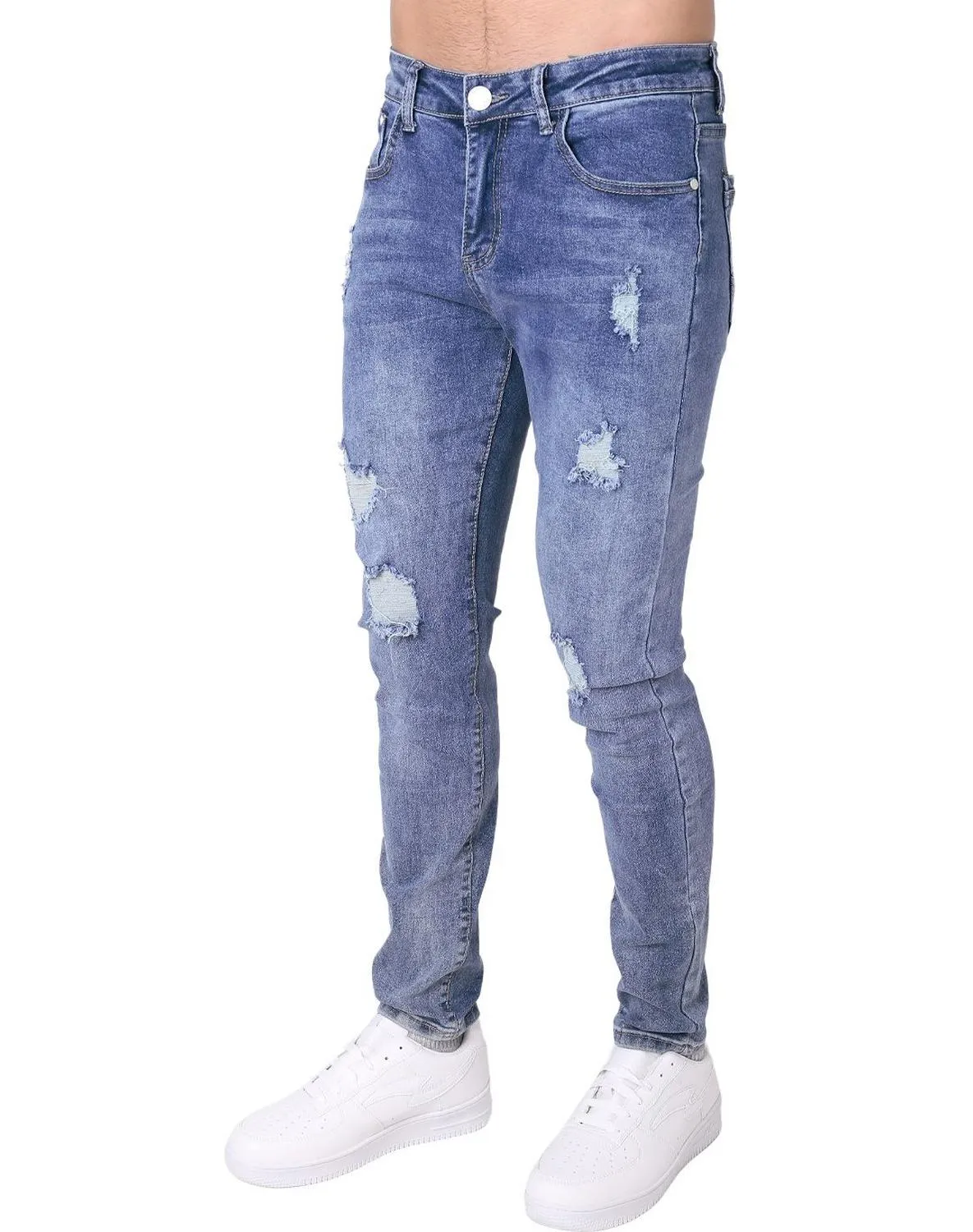 Jeans Hombre Moda Skinny Azul American Fly 51405000