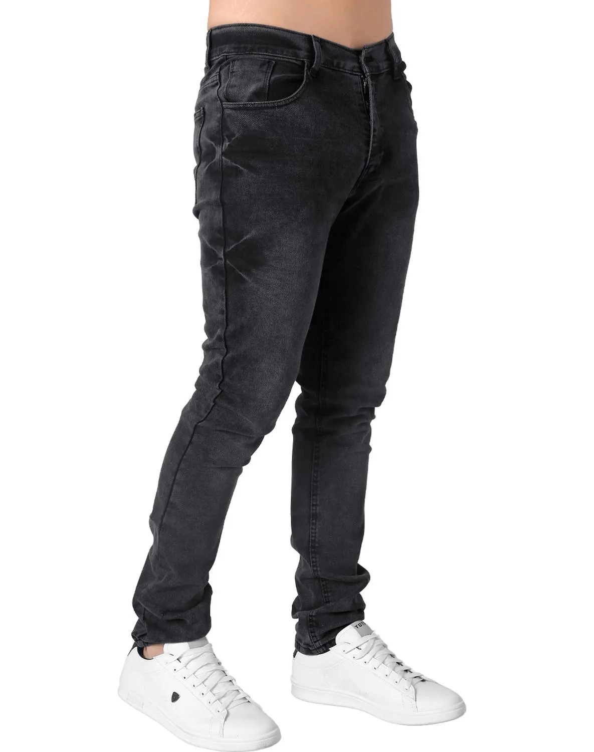 Jeans Hombre Moda Skinny Negro Stfashion 63104802