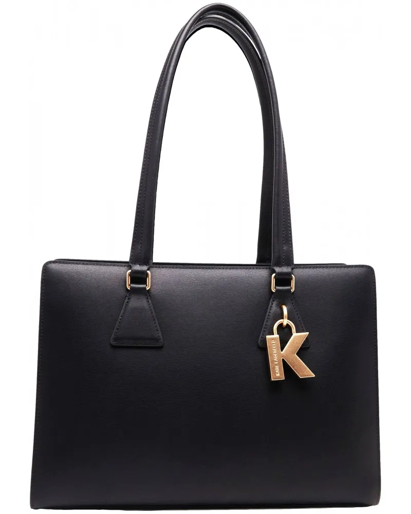 KARL LAGERFELD - Bolso Tote K/Lock Apliques Dorados