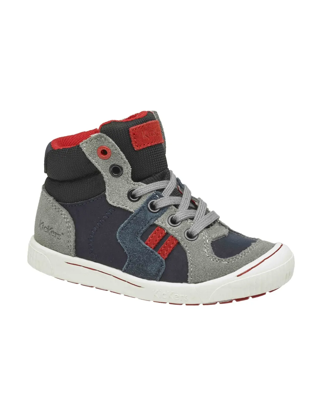 kickers bota ZIGUERS- gris, azul