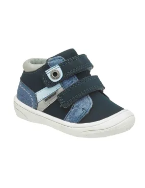 kickers botín ZYVA- azul y gris