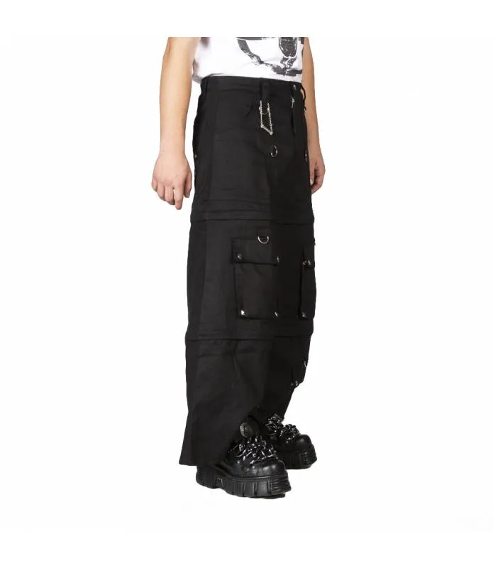 KILT HOMBRE NEGRO TRES LARGOS MEN BLACK NEW ROCK ORIGINAL W-KILT001-S1