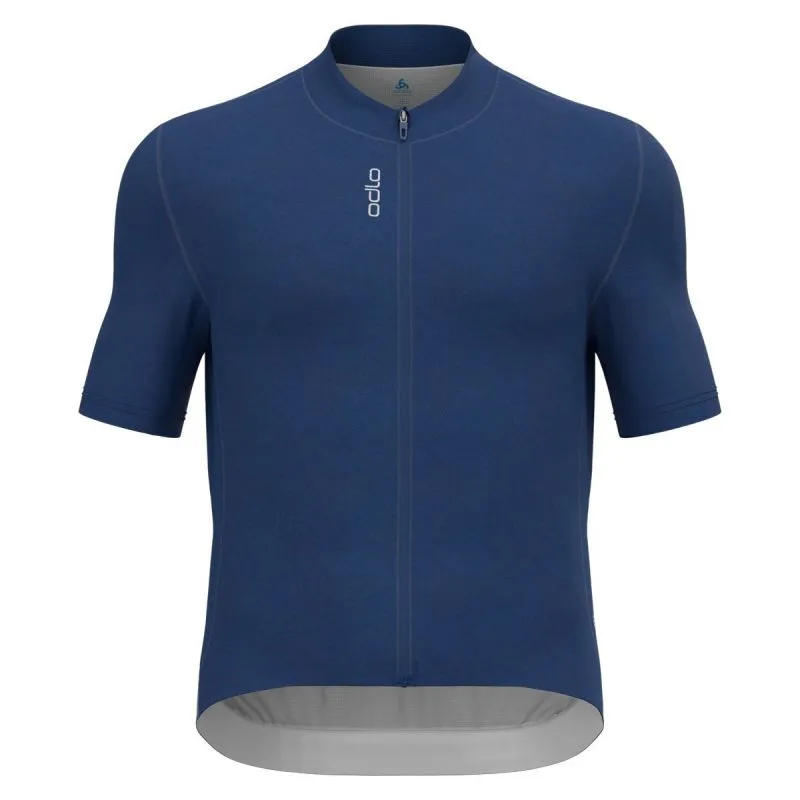 Maillot ciclismo hombre Odlo CAMISETA S/U COLLAR S/S FULL ZIP ZEROWEIGHT CHILL-TEC (Limoges)