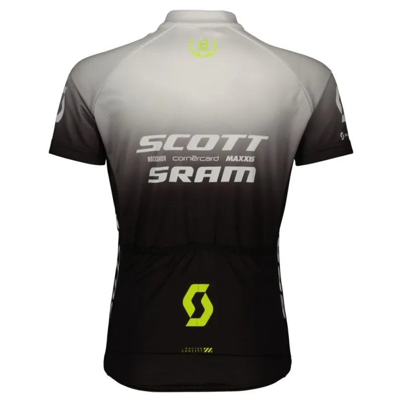 Maillot ciclismo júnior Scott SRAM Pro (negro/blanco)