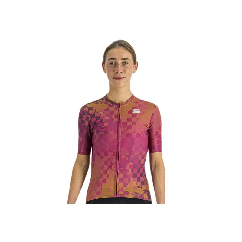 Maillot ciclista SPORTFUL Maillot Rocket (CYCLAMEN LIQUORICE) mujer