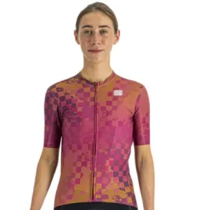 Maillot ciclista SPORTFUL Maillot Rocket (CYCLAMEN LIQUORICE) mujer