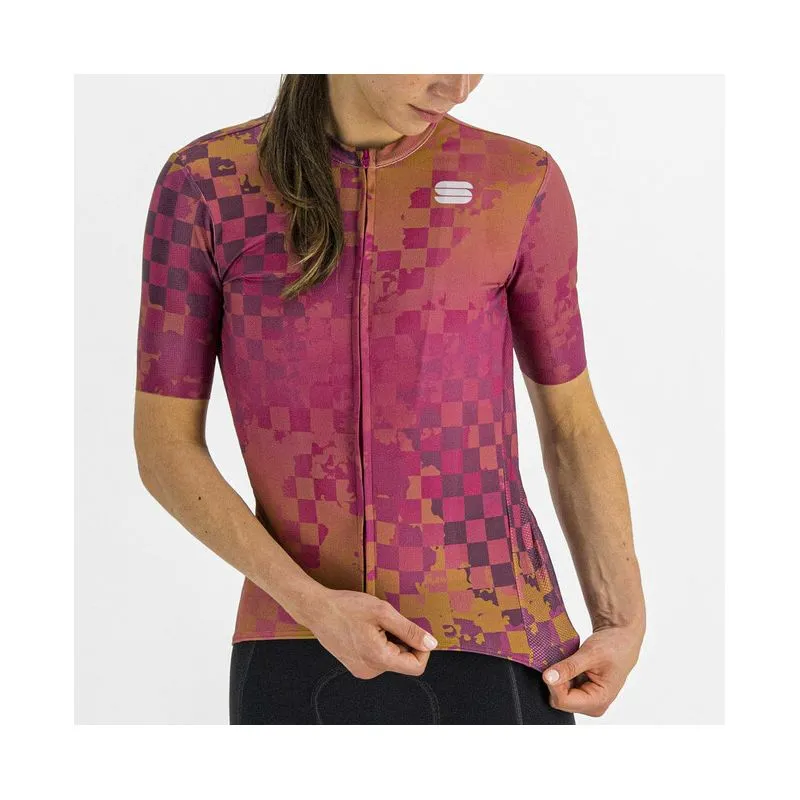 Maillot ciclista SPORTFUL Maillot Rocket (CYCLAMEN LIQUORICE) mujer