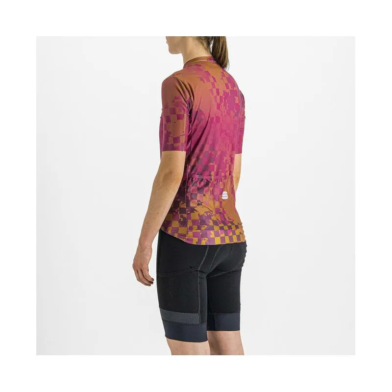 Maillot ciclista SPORTFUL Maillot Rocket (CYCLAMEN LIQUORICE) mujer