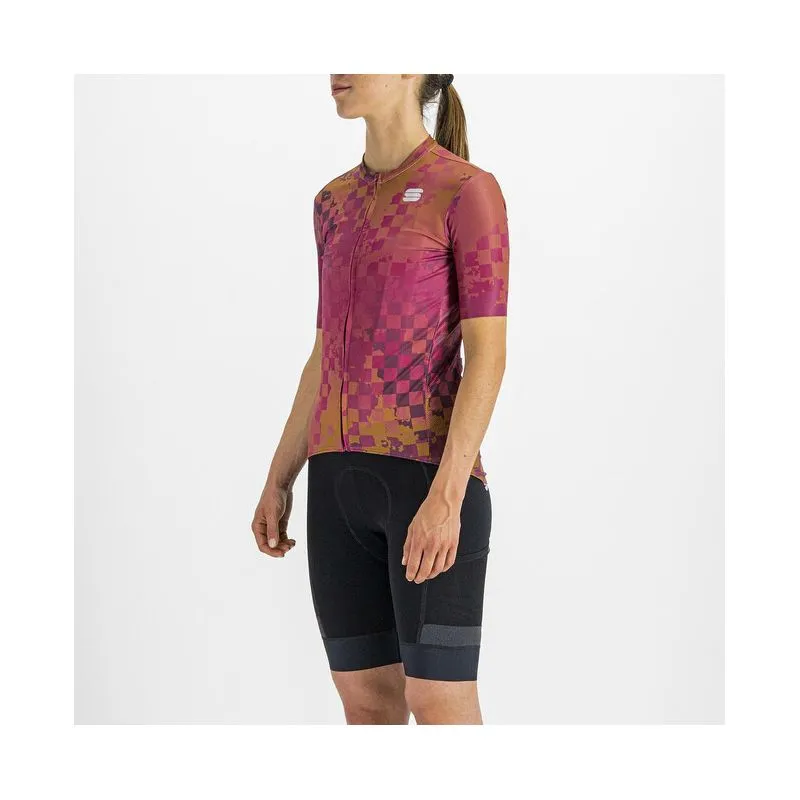 Maillot ciclista SPORTFUL Maillot Rocket (CYCLAMEN LIQUORICE) mujer