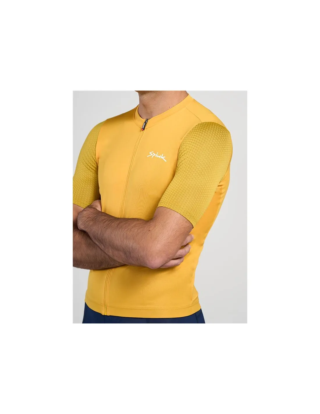 Maillot de ciclismo Spiuk MC Anatomic Hombre Ocre