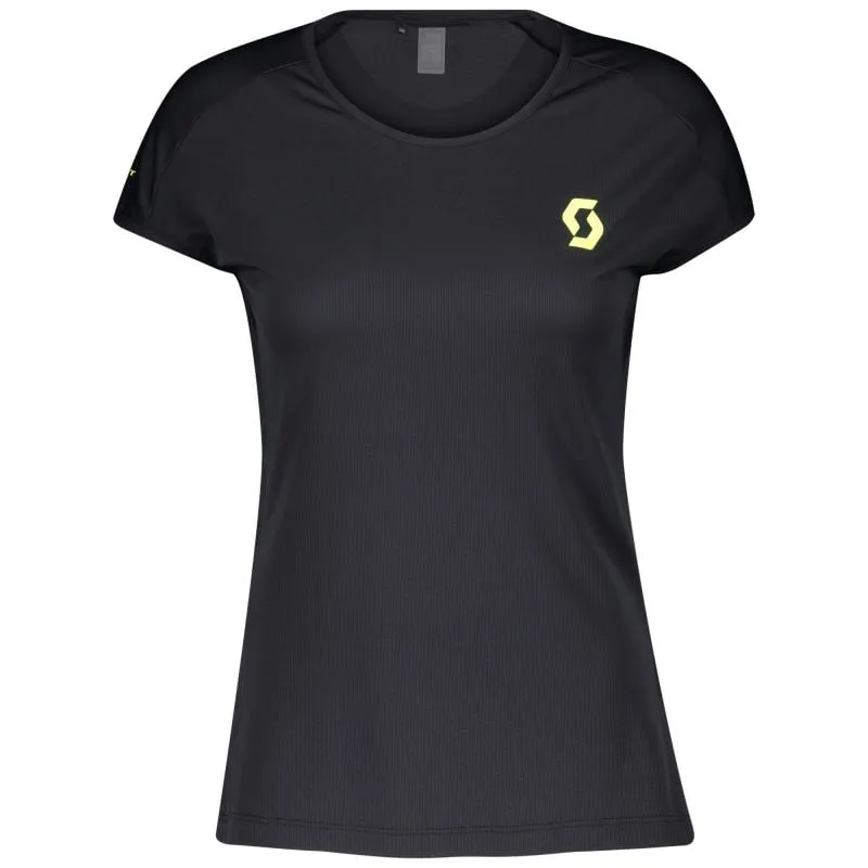 Maillot de manga corta Scott RC Run Team (negro/amarillo) Mujer